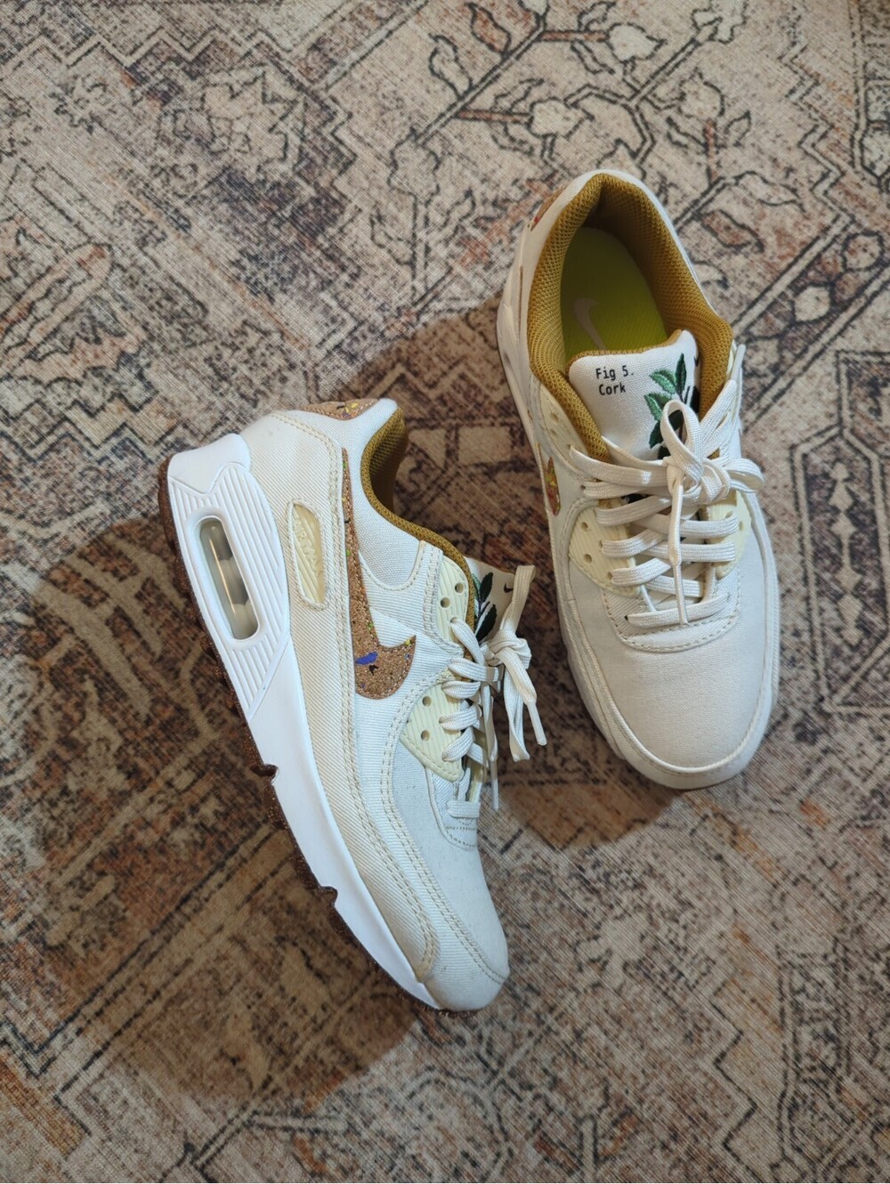 Nike Air Max 90 SE Sail Natural Cork White - DD0384-100 - Sz 6